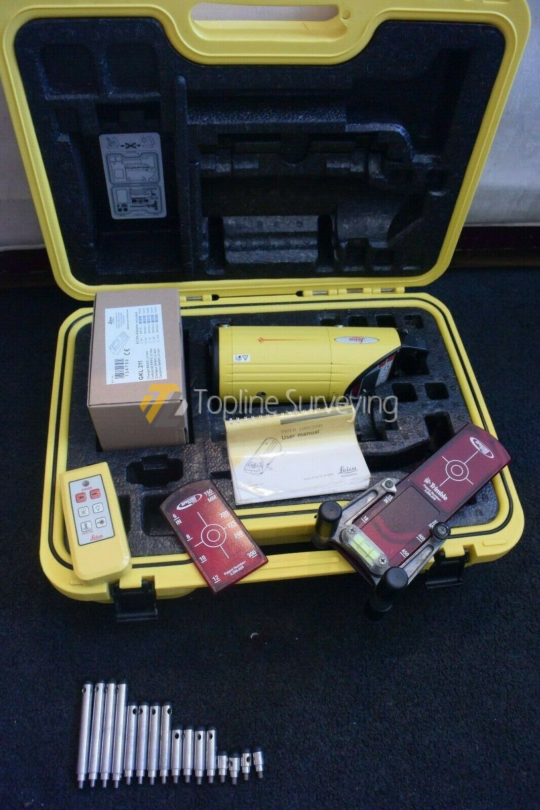 Leica Red Beam Pipe Laser Model Piper 200
