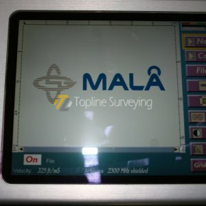 Mala CX11 Ground Penetrating Radar, GPR, with 2.3 GHz Antenna, Battery, PS, Case