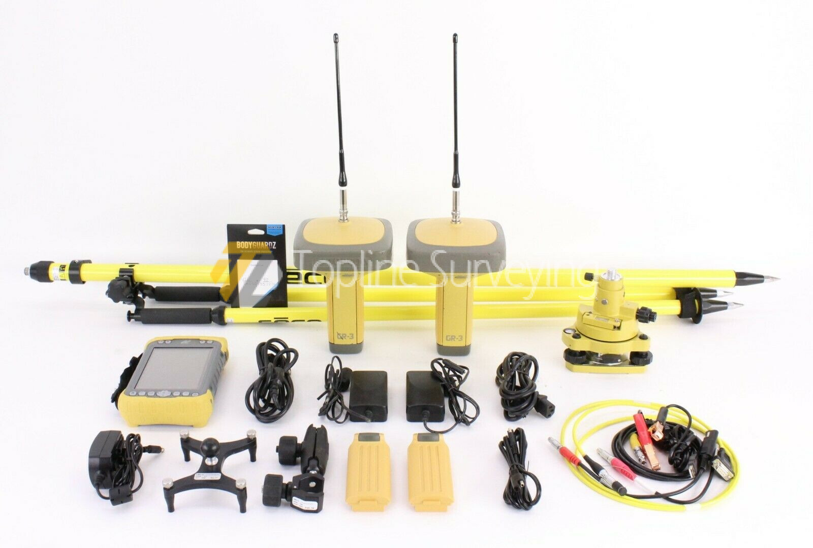 Topcon Dual GR-3 Receiver Kit w Tesla Tablet & Pocket-3D Software