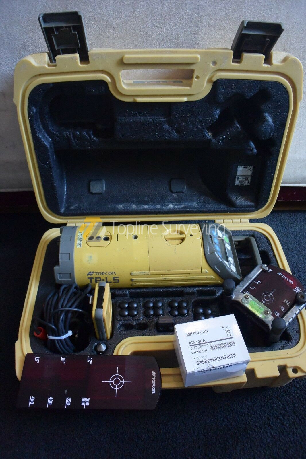 Topcon Red Beam Pipe Laser Model TP-L5AV