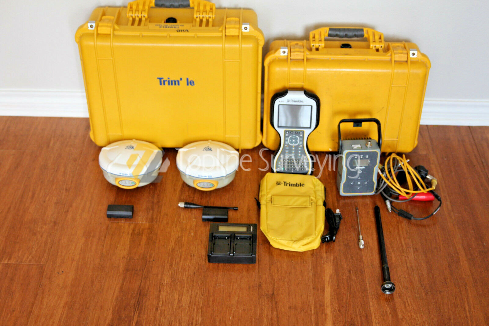 Trimble Dual R8 Model 2 GPS GNSS Glonass RTK Survey Receiver Setup TSC3 TDL-450H