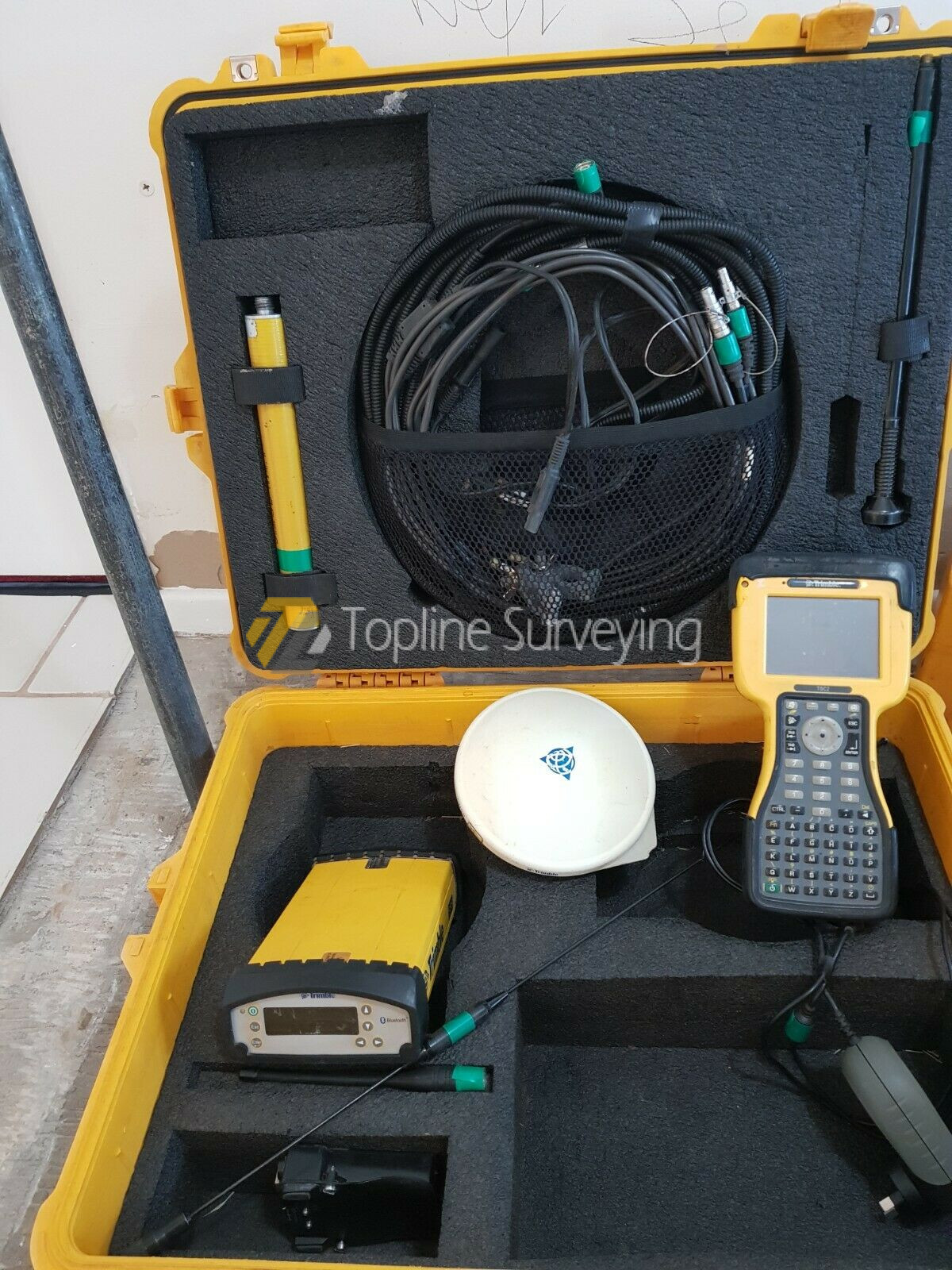 Trimble SPS852 GPS Base w Zephyr 2, cables, TSC2 Controller-For Machine Control